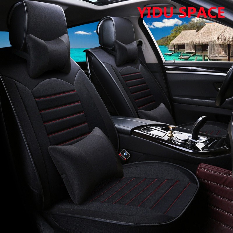Car Decoration seat Cover Universal flax Auto Car Seat cushion