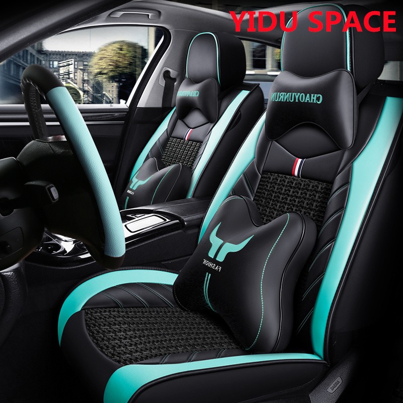Car Accessory All Weather Universal Super-Fiber Leather Auto Car Seat Cover
