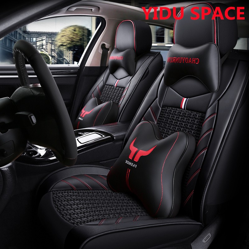 Car Accessory All Weather Universal Super-Fiber Leather Auto Car Seat Cover